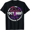Domestic Violence and Breast Cancer Warrior Unisex T-Shirt