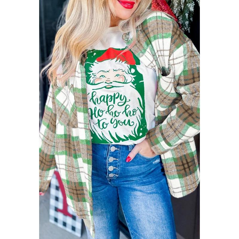 2025 Autumn and Winter New Fashion Casual and Versatile Women's Plaid Jacket Shirt