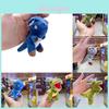 Dinosaur Stuffed Animal Pendant With Keychain And Gold Accent For Kids And Teens