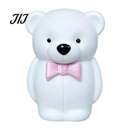 Soft Nursery Lamp for Baby Cute Animal Night Light Kids, Rabbit Bear Deer Cat Dog Room Lighting Sleeping Shape LED Bedside Lamp, Glow Sleep Decorative