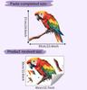 Colorful Parrot Bird Wall Stickers Room Decor Home Bedroom Wall Decals Living Room Bathroom Wall Stickers