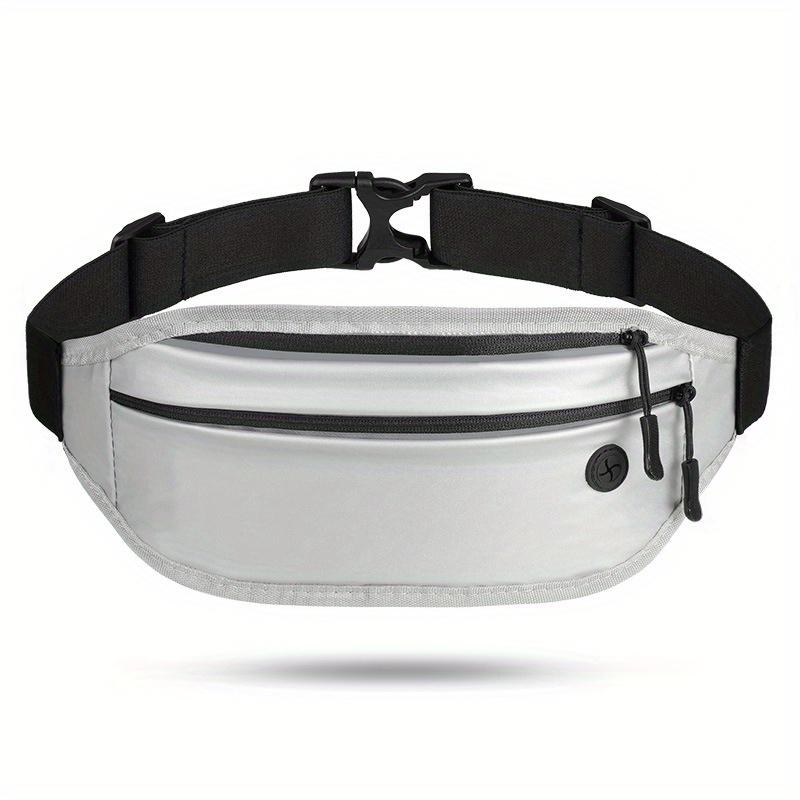 

Поясная сумка для мужчин и женщин, поясная сумка, поясная сумка для путешествий, прогулок, бега, пешего туризма, езды на велосипеде, легко носить с собой любой телефон серебряный