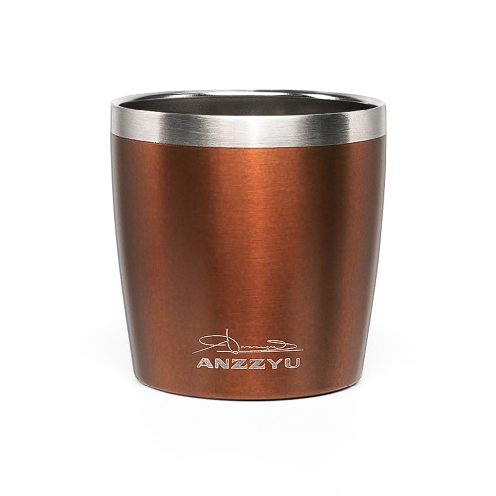 ANZZYU Sparkling Tumbler Vacuum Insulated Mug Stainless Steel Mug SUS304 Mug Thermal Insulation Latest D Cut Design Japan Limited 230ml (Classic