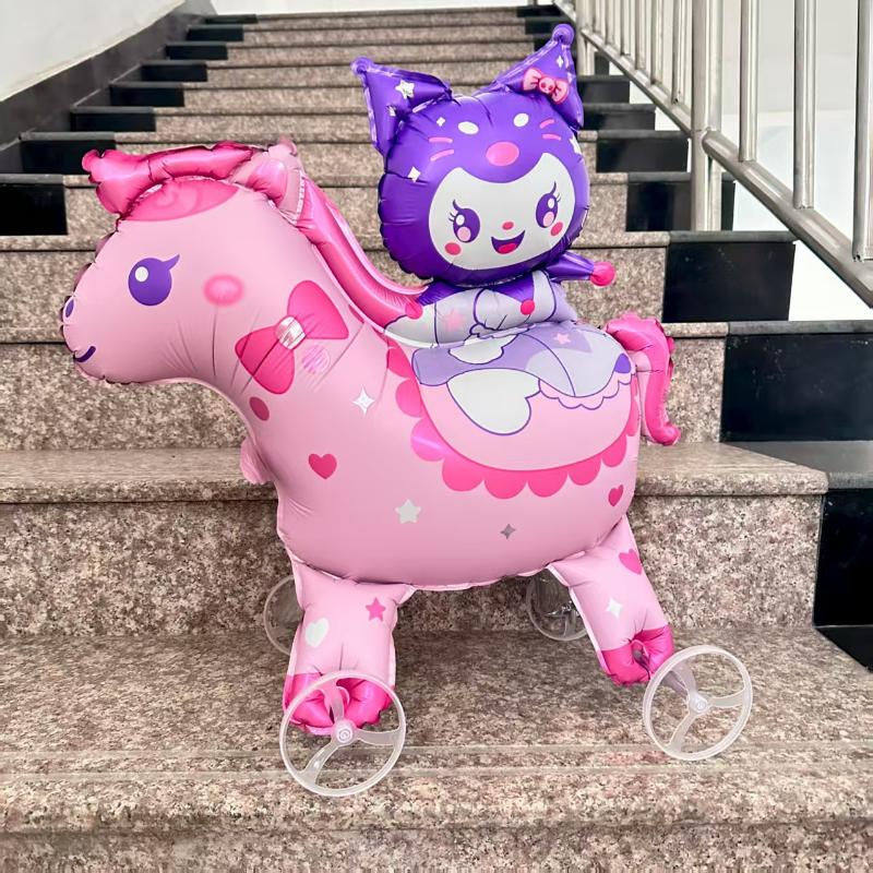 

4D Мультяшні Фольговані Кулі Слон Стоячий Ходячий Куля з Колесом для Прикраси на Дитячий День Народження, Бебі Шауер A13