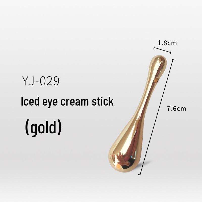 Zinc Alloy Eye Cream Stick: Iced Metal Massage & Gua Sha Beauty Tool