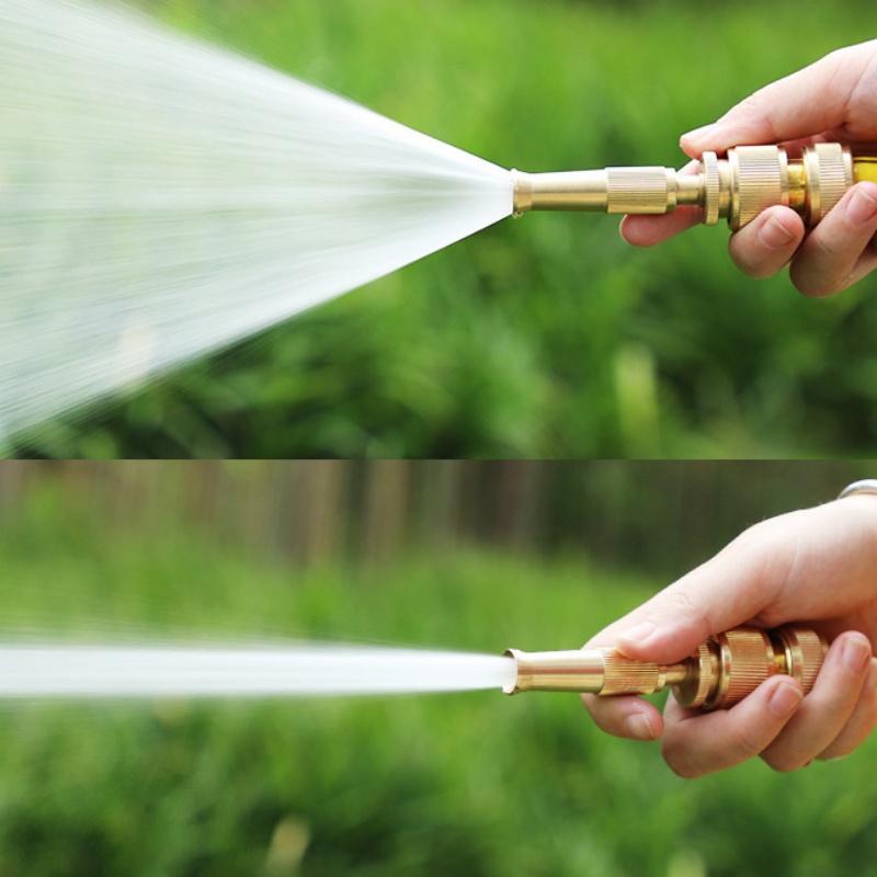 Sprühdüse Wasserpistole Hochdruck Direktsprühdüse Regner Schnellkupplung Schlauch Einstellbarer Hochdruckreiniger Gartenregner