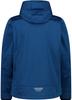 Men's CMP Mottled Softshell Jacket with Removable Hood (3A01787N-M) Man Softshell Jacket With Detachable Hood (3A01787N-M) Petrol Mel