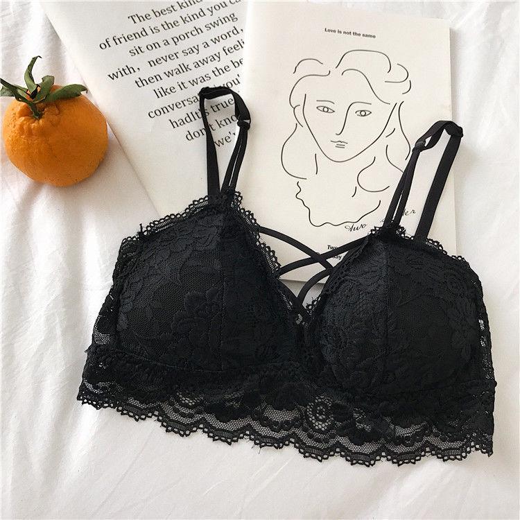Korean Lace Front Strapless Tube Top Bra - Sexy, Wireless, and Supportive for Students