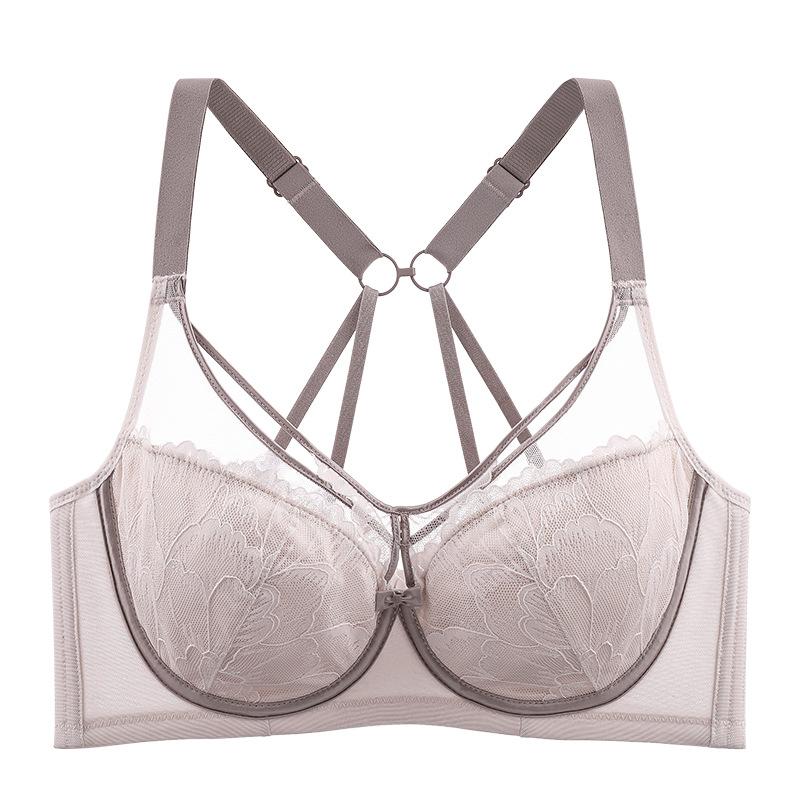 Underwear Women's Thin Collection Bra Breathable No Steel Hoop Bra Adjustable Top Support Sexy push up Bra