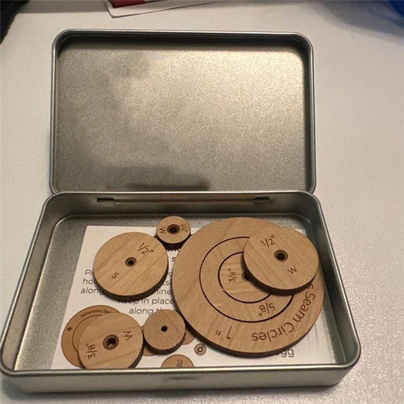 Aug. Jenerates Seam Circles, Wooden Circle Quilting Template, Circle Template Quilting Rulers And Template