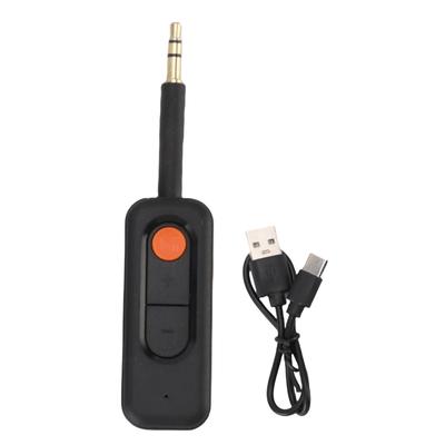 Wireless Bluetooth 5.4 Adapter 180mAh Large Capacity Battery 2 In 1 AUX Bluetooth Receiver