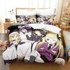 3D Anime Dance In The Vampire Bund Printed Bed Set Duvet Cover Pillowcase Bedding Set Bed Linen Sheet Quilt Full Queen King Size