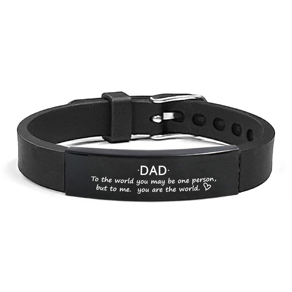 Stainless Steel Family Bracelets Father's Day Gifts Bracelet for Father Father Gifts