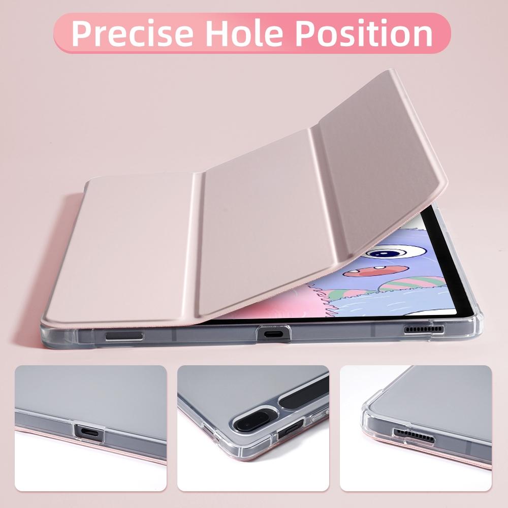 Pouzdro pro Samsung Galaxy Tab A8 10.5 A9 Plus S9 FE Plus S8 Plus S7FE Plus S6 Lite Průhledné pouzdro s držákem na tužku