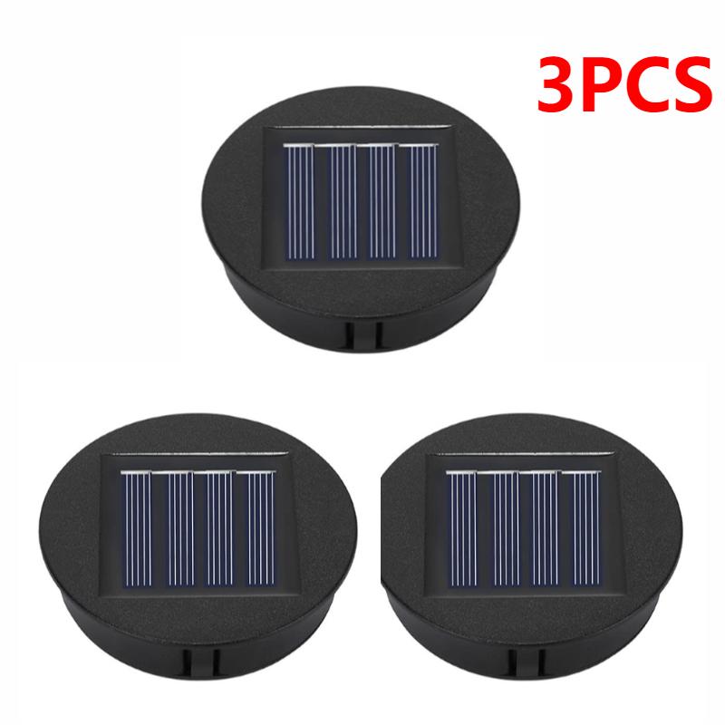 Solar Panel Lantern 1.2 V 600 MAh Solar Lights Replacement Top LED Solar Panel Lantern with Switch for Outdoor Hanging Lanterns