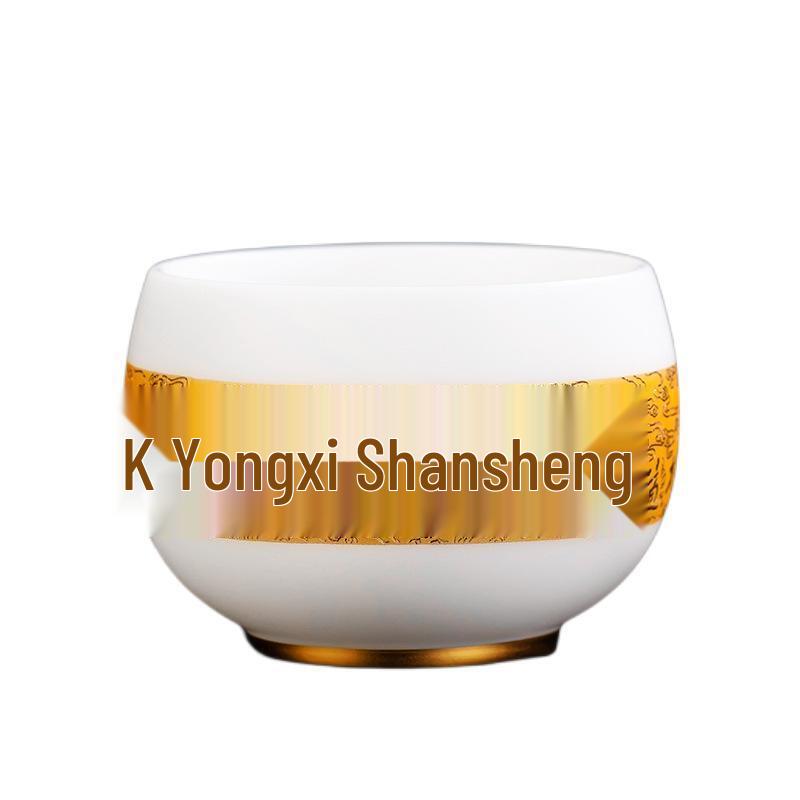 Elegant Chinese Jade Porcelain Teacup