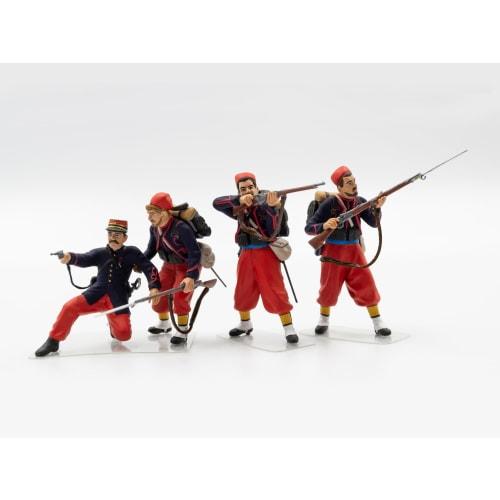 ICM 1/35 French Zouave Soldiers 1914 Plastic Model Kit 35709