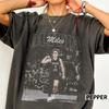Olivia Miles Retro Basketball Portrait T-Shirt Vintage Grafik Unisex Locker Übergröße Kurzarm Sportfan T-Shirts