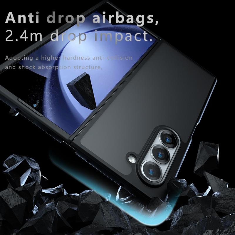 For Samsung Galaxy Z Fold 8 Ultra / Z Fold 7 6 5 4 Case Ultra Thin Soft TPU Frame Clear Matte PC Back Shockproof Full Body Cover