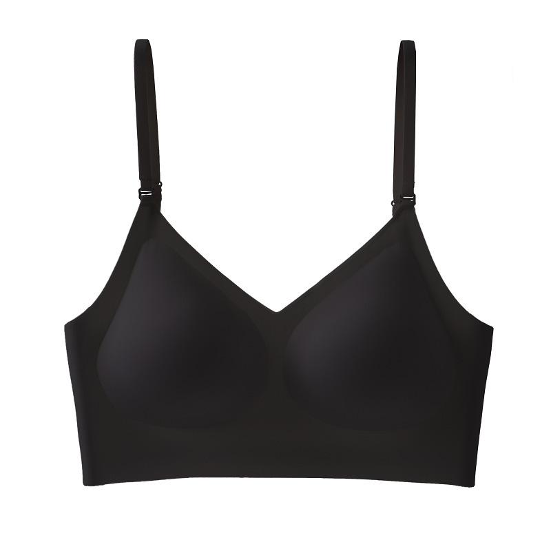 Traceless large backless underwear women's thin U-shaped beautiful back hanging neck invisible bra multi-wearing comfortable bra cover