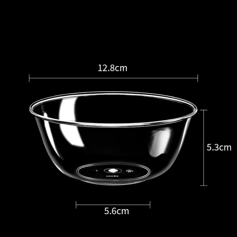 25PCS Bol de prânz de unică folosință gros, transparent, pentru oală fierbinte, bol de supă de calitate alimentară