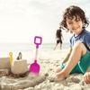 Kids Winter Outdoor Snow Shovel Toy with Long Handle Colored Beach Sand Shovel Parent-child Interactive Digging Tool DIY Snow Castle Building