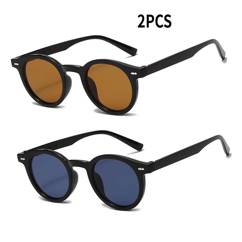 1pc New Luxury Vintage Sunglasses Unisex UV400 Protection Trendy Design Men Women Driver Shades