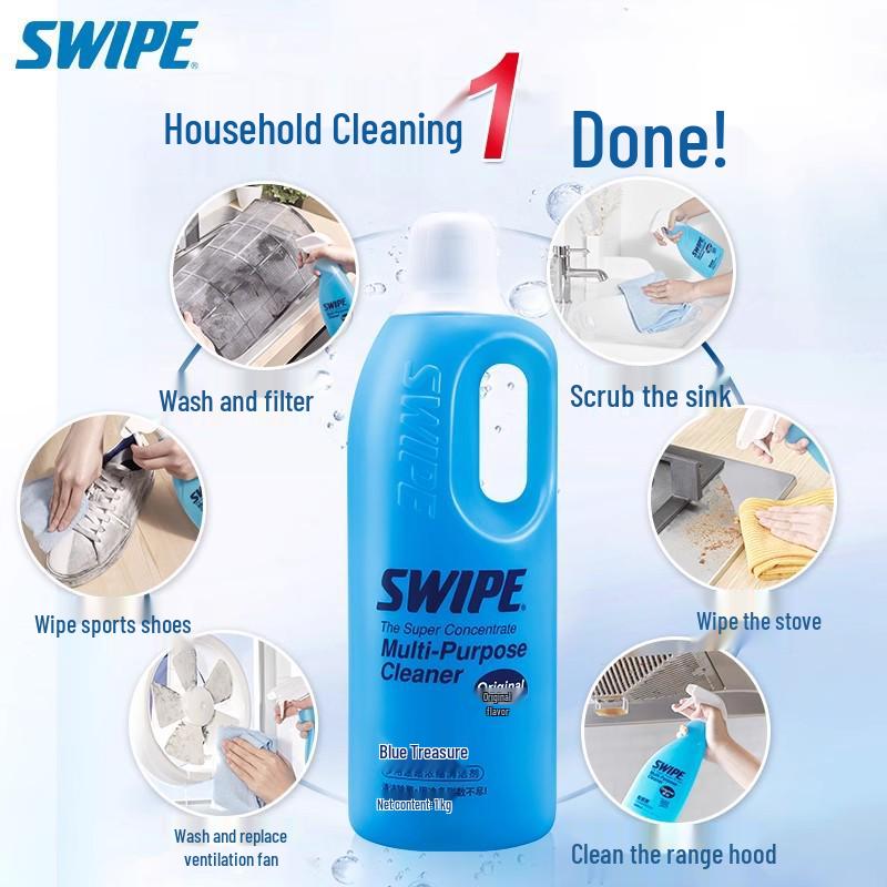 Blue Treasure Super Concentrated Cleaner for Range Hoods & Stoves - Oil Stain Remover & Sterilizer.