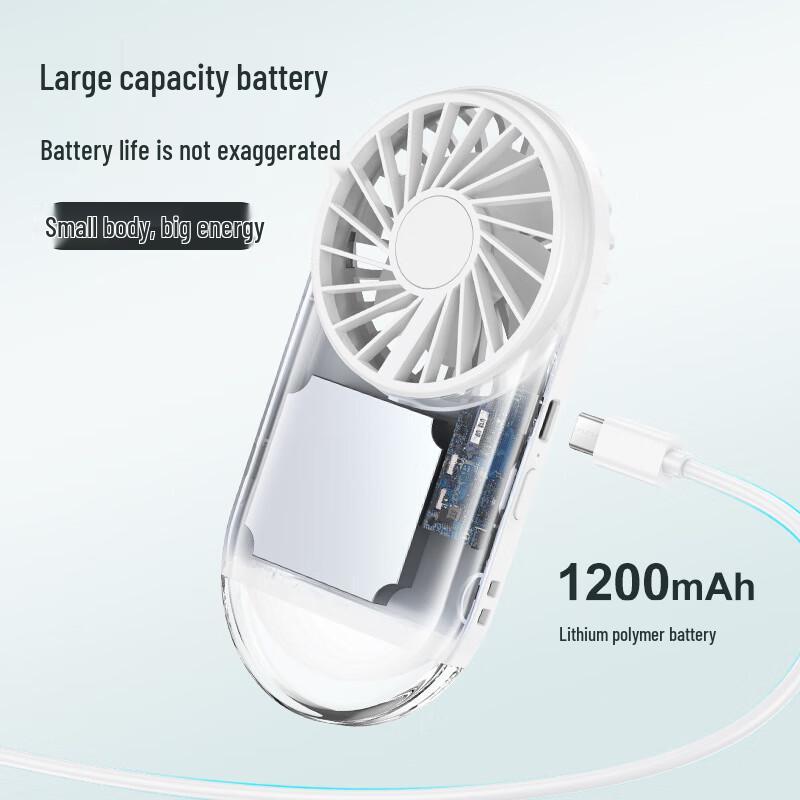 Portable Handheld USB Fan with Night Light