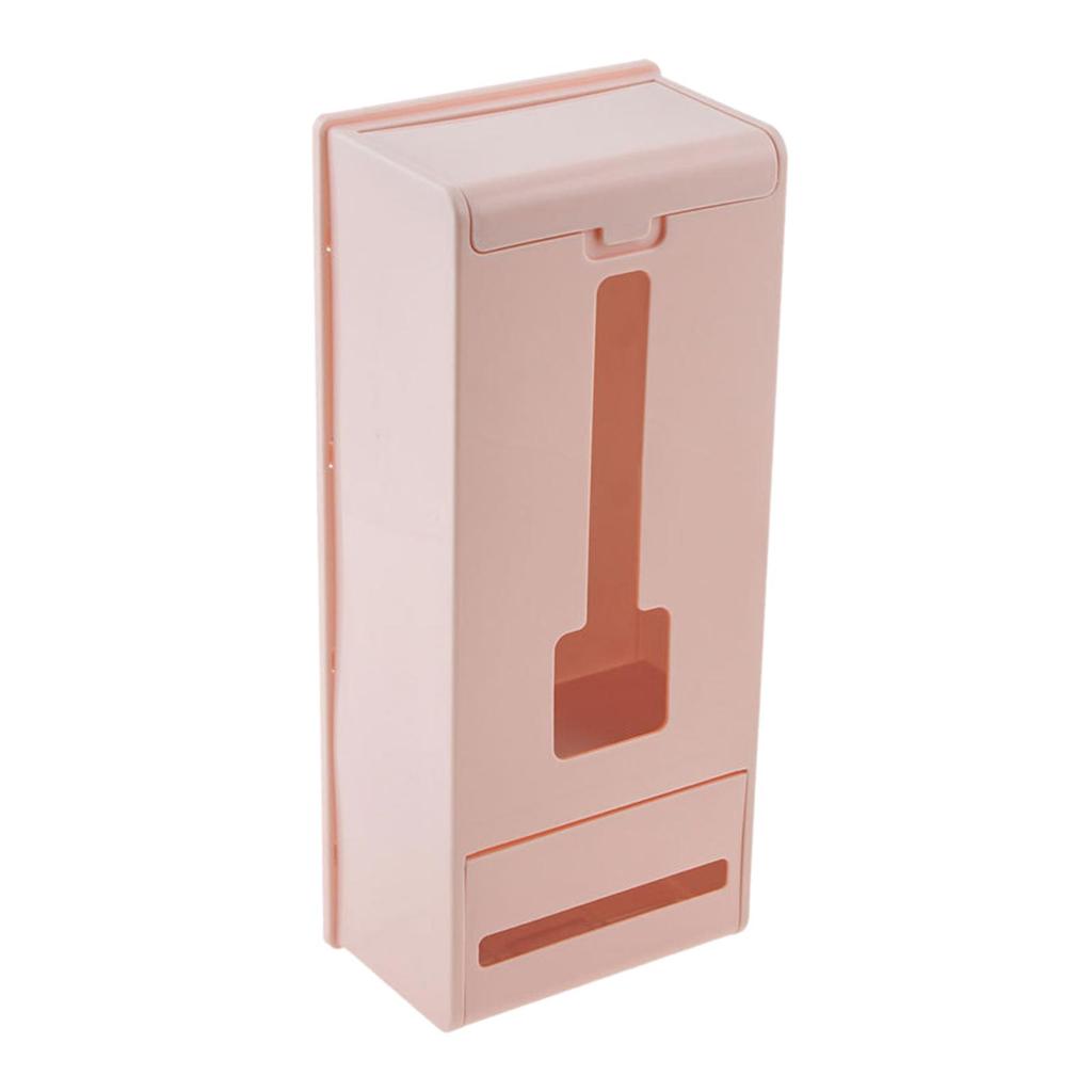 Grocery Bag Holder Container Decoration Trash Organizer for Bedroom Living Room , Pink