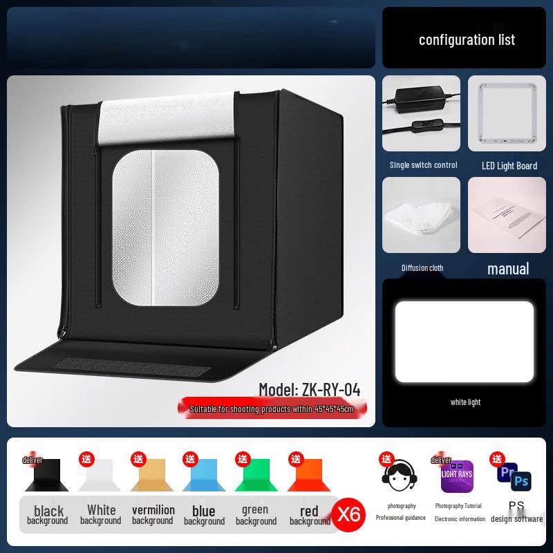 OLOEY Pura 60CM Dimmable Foldable Photo Studio Lightbox