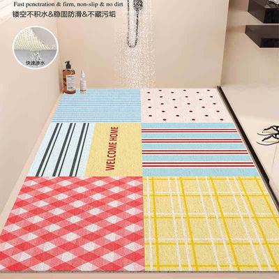 Floor Mat Household Hollow Non-Slip Silk Ring Foot Mat Shower Room Dirt-Resistant And Easy To Take Care Of Floor Mat