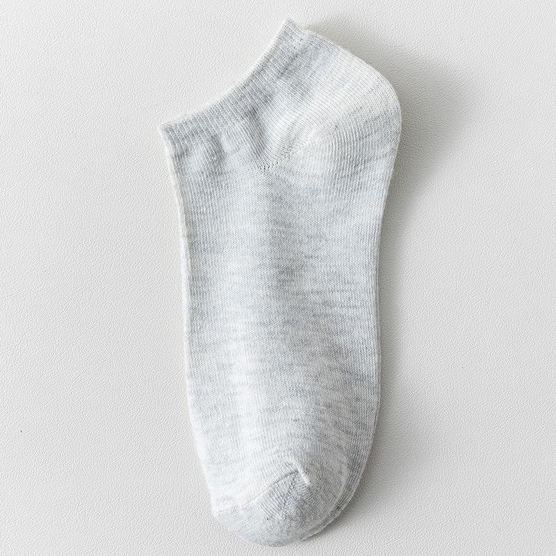 Women's Solid Color No-Slip Low-Cut Socks - Spring/Summer Thin Cotton Invisible Ankle Socks