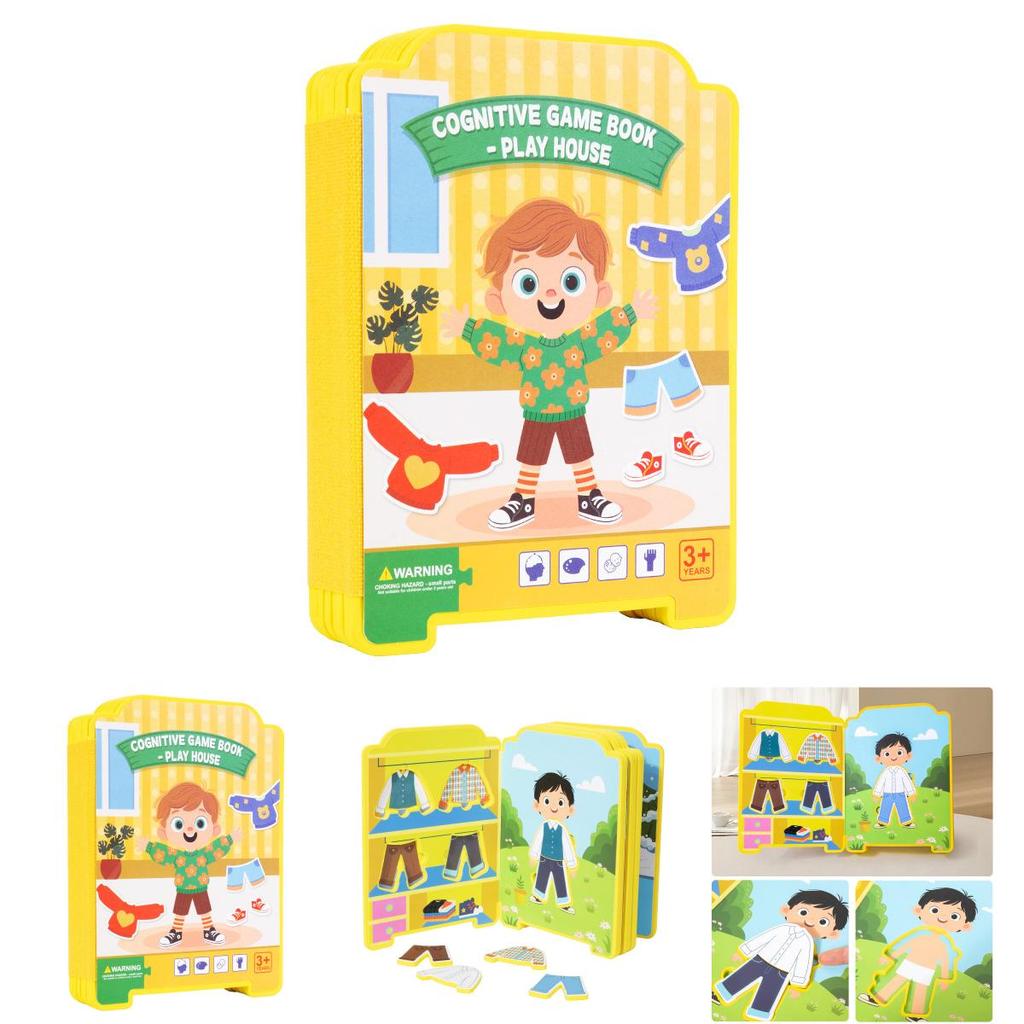 Educational Puzzle Dress Up Toy With Eva Material For Early Learning And Quiet Book Fun