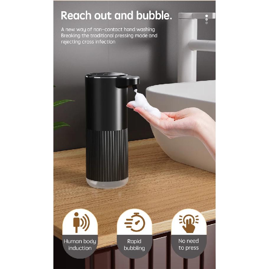 360ML Wall-Mounted Automatic Induction Smart Sense Soap Dispenser IPX5 Waterproof Touchless Hand Sanitizer Pump Washing Machine