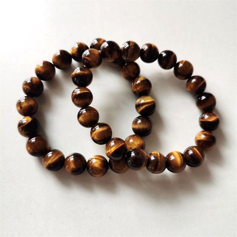 Natural Tiger Eye Stone Crystals Bracelet Necklace Beads Jewelry Bracelet  Bulk
