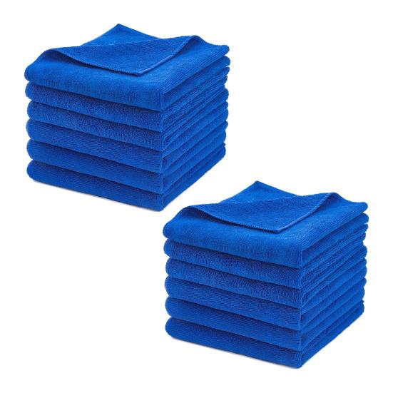 Microfiber Cleaning Towels Water Absorbent Reusable All-Purpose Cleaning Cloth Ultra-Soft Cleaning Wipes