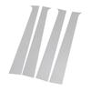 4Pcs Pillar Post Trim Mirrored Finish Weather Resistant Chrome Pillar Post Trim Cover for Crew Quad 