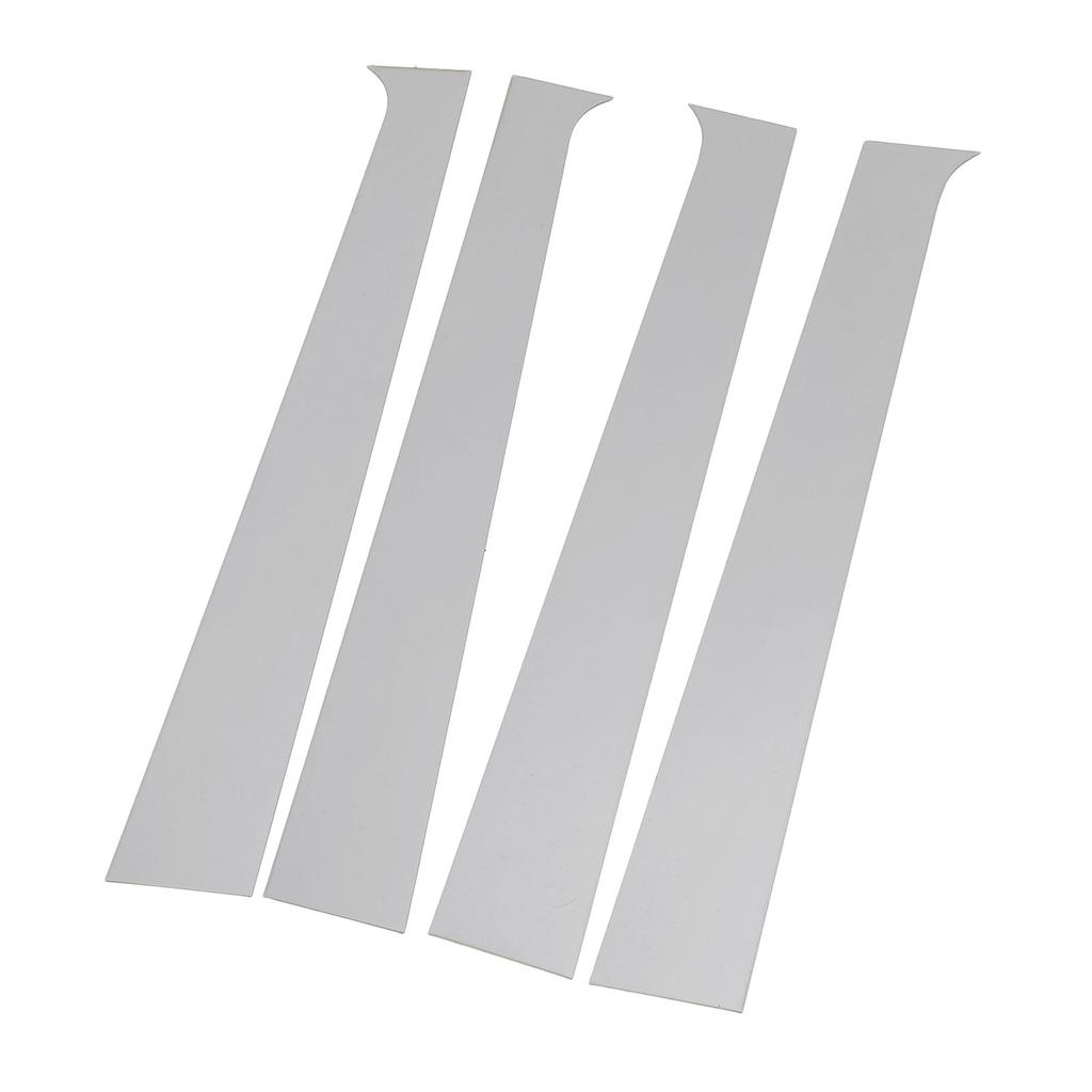 4Pcs Pillar Post Trim Mirrored Finish Weather Resistant Chrome Pillar Post Trim Cover for Crew Quad