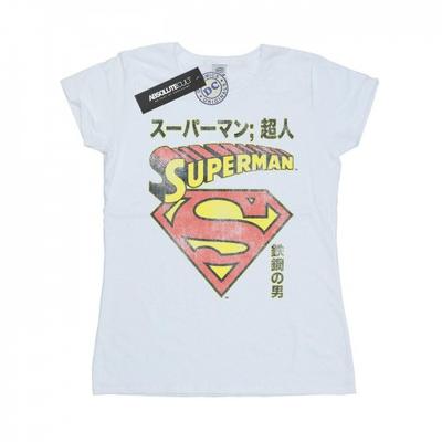 Womens/Ladies Superman Shield Cotton T-Shirt