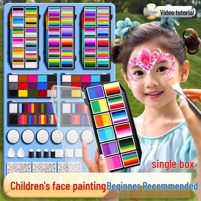 Wasserlösliches Kinder-Gesichts- und Körperfarben-Set für Make-up und Bühnenauftritte