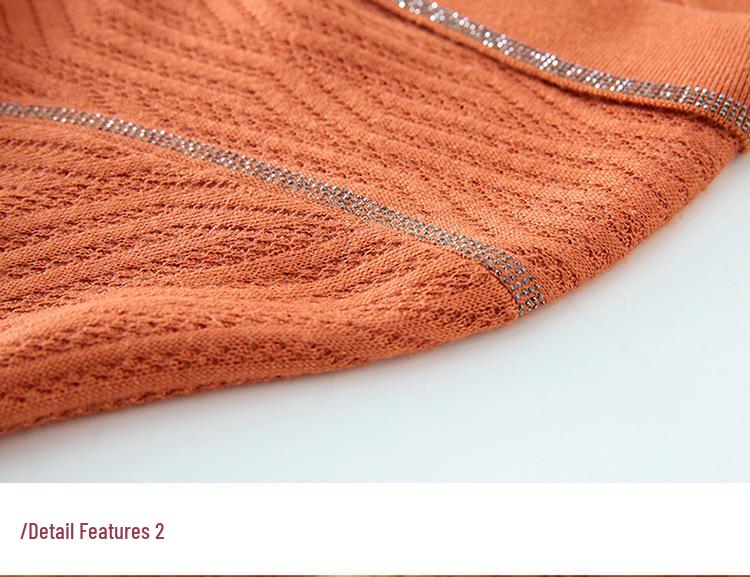 2026 Spring Arrival: Versatile Knit Sweater with Lapel for Middle-Aged and Elderly Women