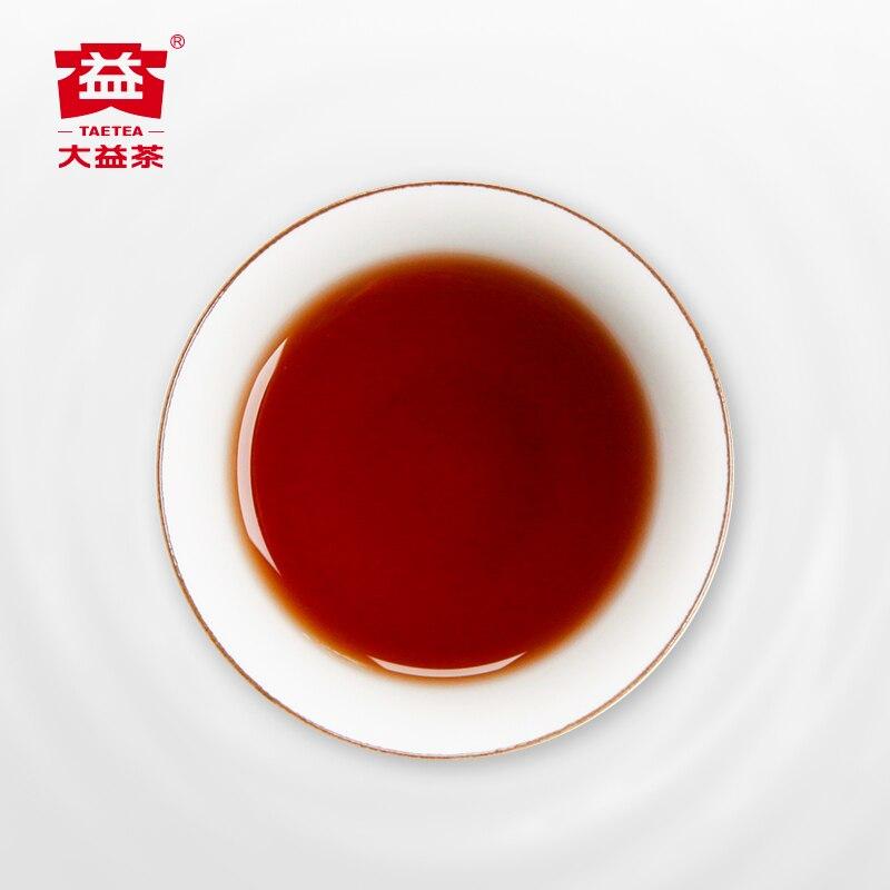 2021 TAETEA Ripe Puerh Chinese Tea Batch 2101 Menghai Dayi "Pu Zhi Wei" Shu Puer Chinese Tea Cake 357g