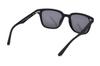 POLICE SPLE01 U28B 52 Polarized Sunglasses for Men: UV Protection, Lightweight, Wellington Style, Matte Black Frame, Polarized Smoke Mirror Blue