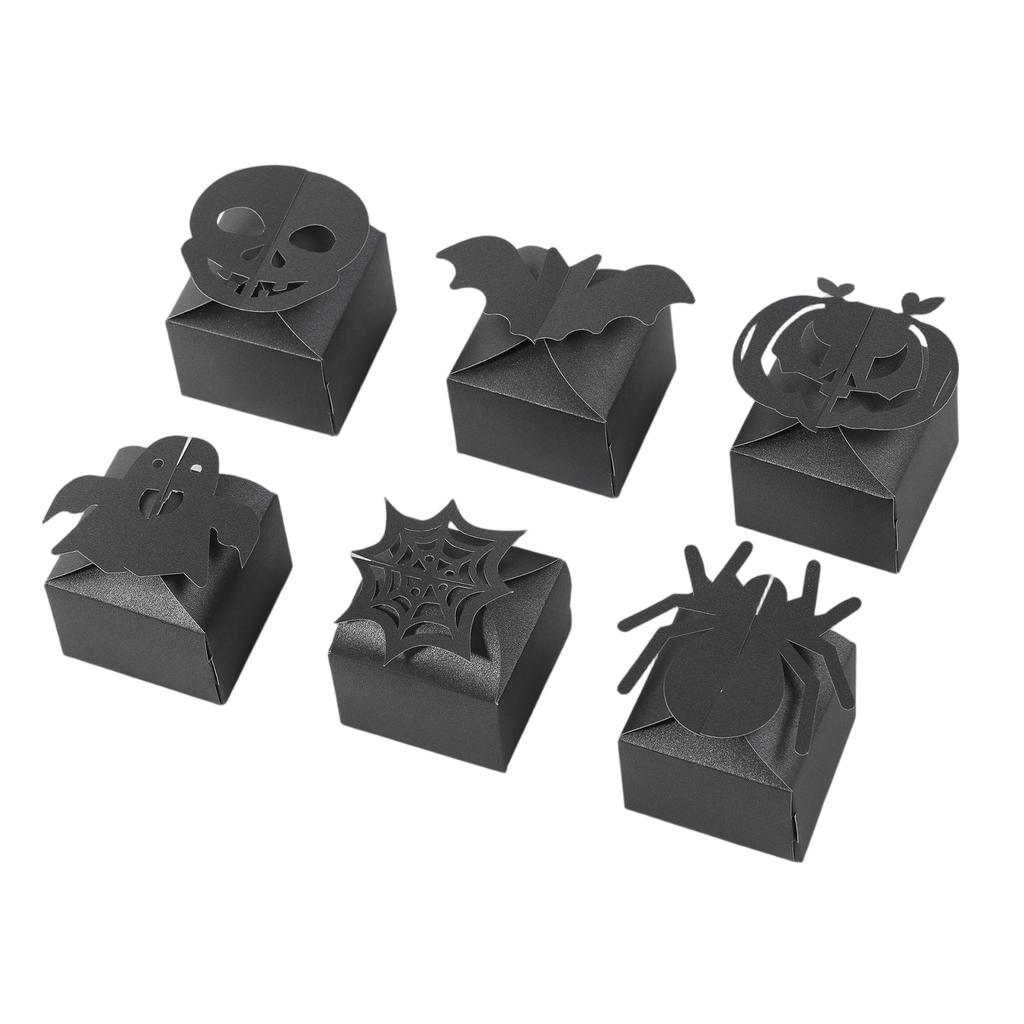 12pcs European Style Funny Halloween Candy Box Gift Box Party Supplies Creative Packaging Box Paper Box Gift Box