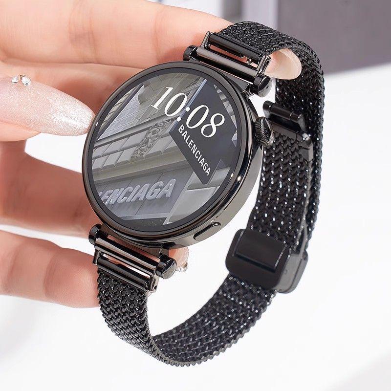 2025 Women's Sporty Luxury Smartwatch: Heart Rate, Multifunctional, Mobile Compatible, Light Bracelet.
