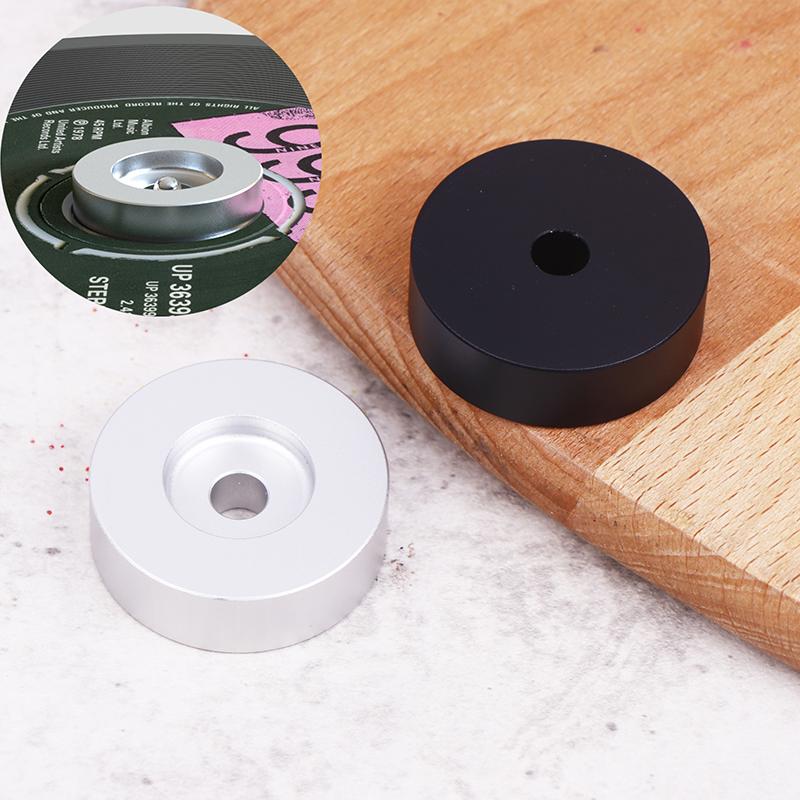 45 Rpm Turntable Adapter Aluminum 7 Inch Record Turntable Phonograph Vinyl Record Center Adapter Player Accessories