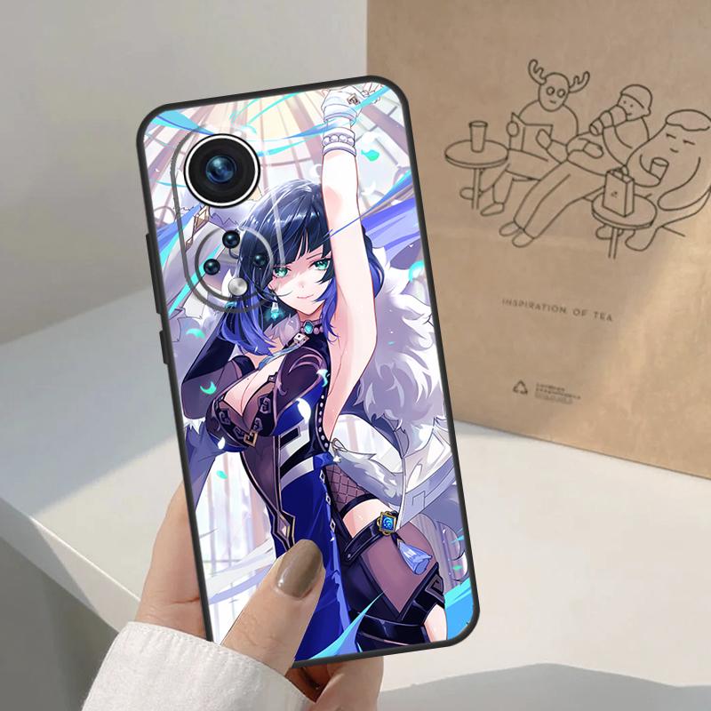 

Yelan Genshin Impact For Honor Magic 8 Pro 7 6 5 Lite Чехол Для Honor Win RT 200 400 50 70 90 X8b X9a X9b X9c X9d Honor Magic8 Lite