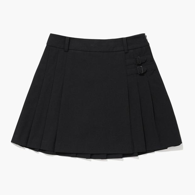 LECOQ GOLF Women'S Decorative Belt Tr Modified Pleated Skirt (Gp322Lsk93)
