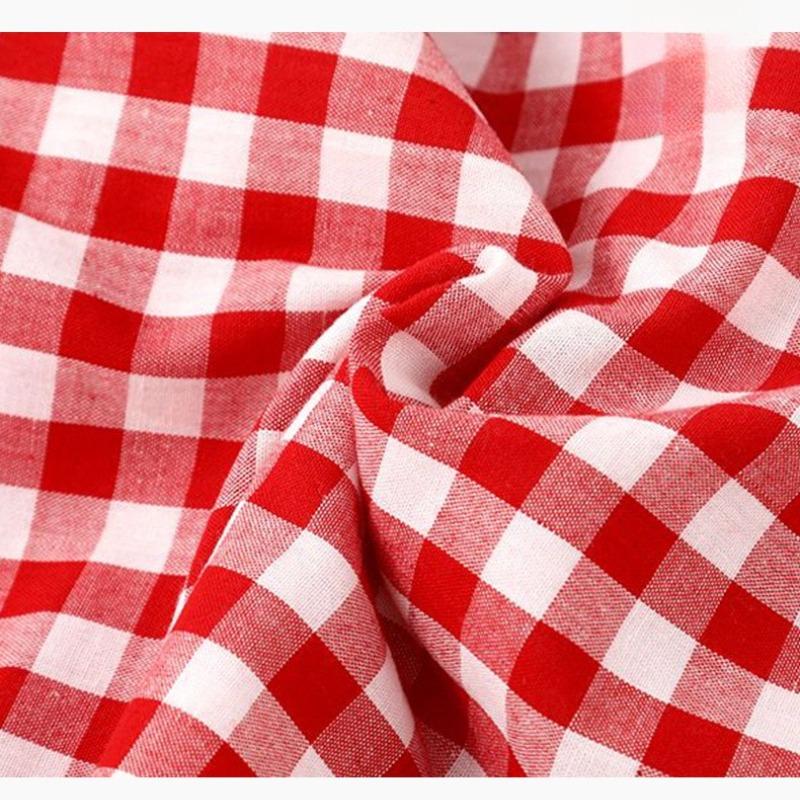 Checkered Quilted Zipper Pillowcase Soft Comfortable Breathable Washed Cotton Pillowslip Student Dormitory Household Adult Pillow Case Bedding